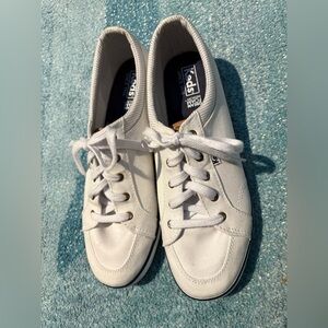 Keds New Women's White Canvas Sneakers, Sz 8.5